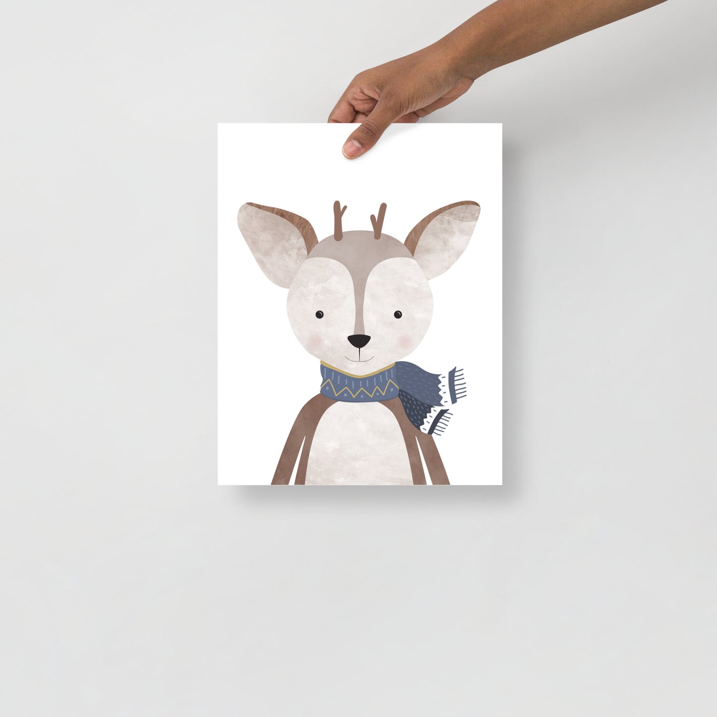 Woodland Deer - Blue