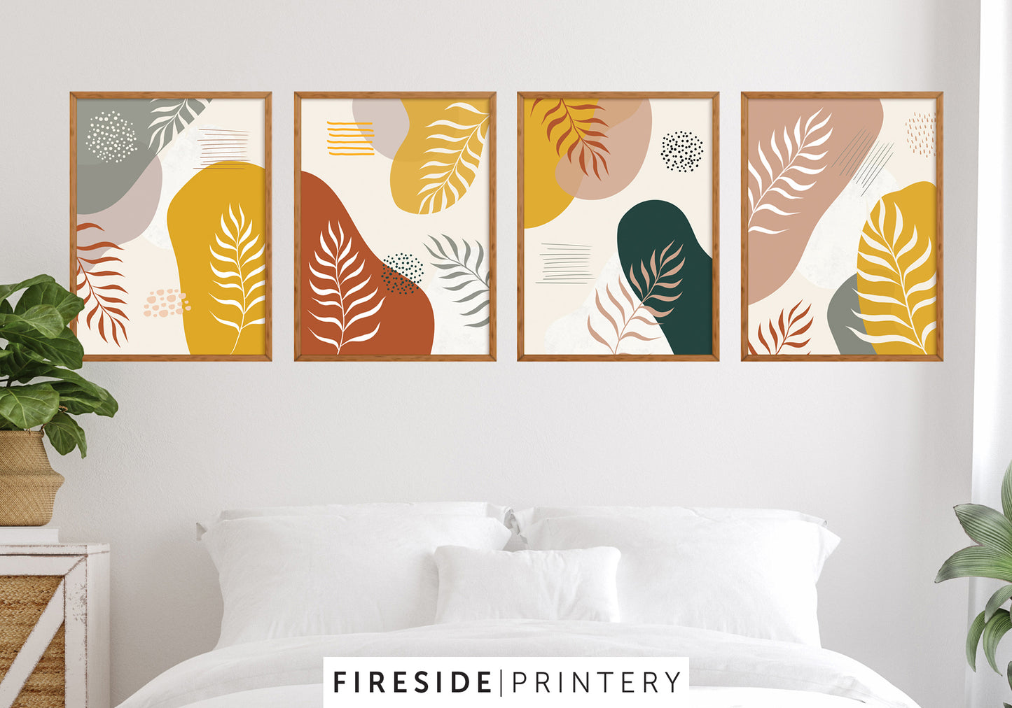 Mellow Ferns Set of Four