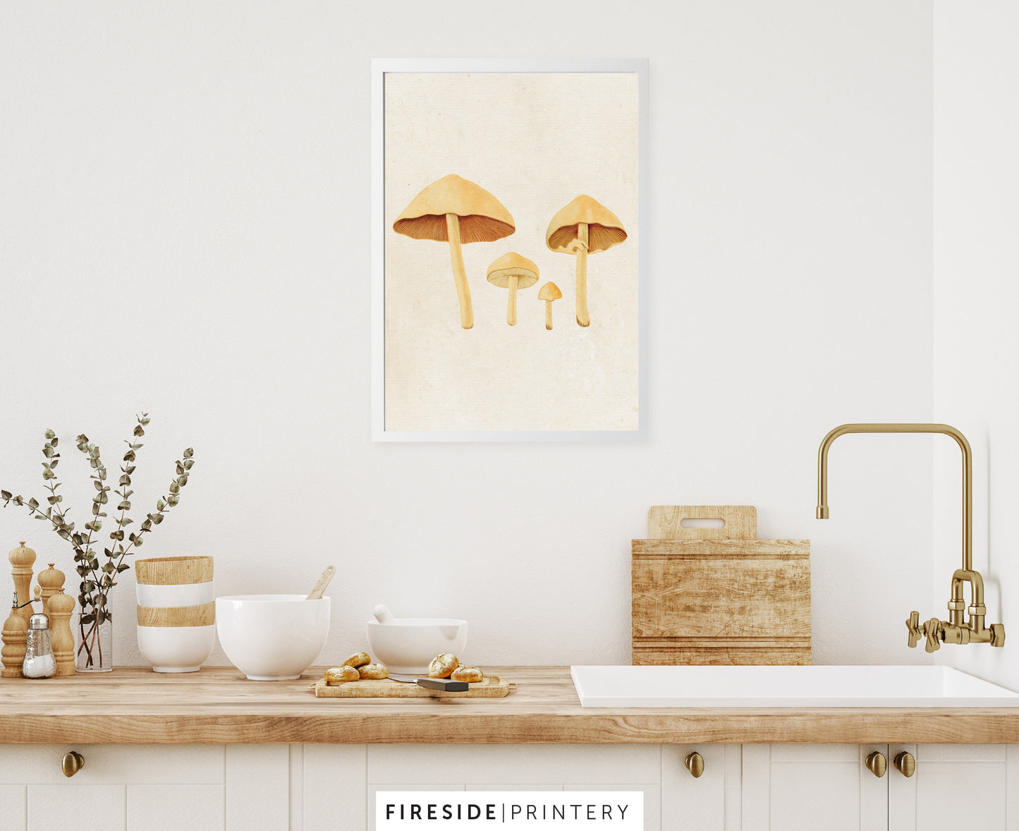 Vintage Mushroom Print 1