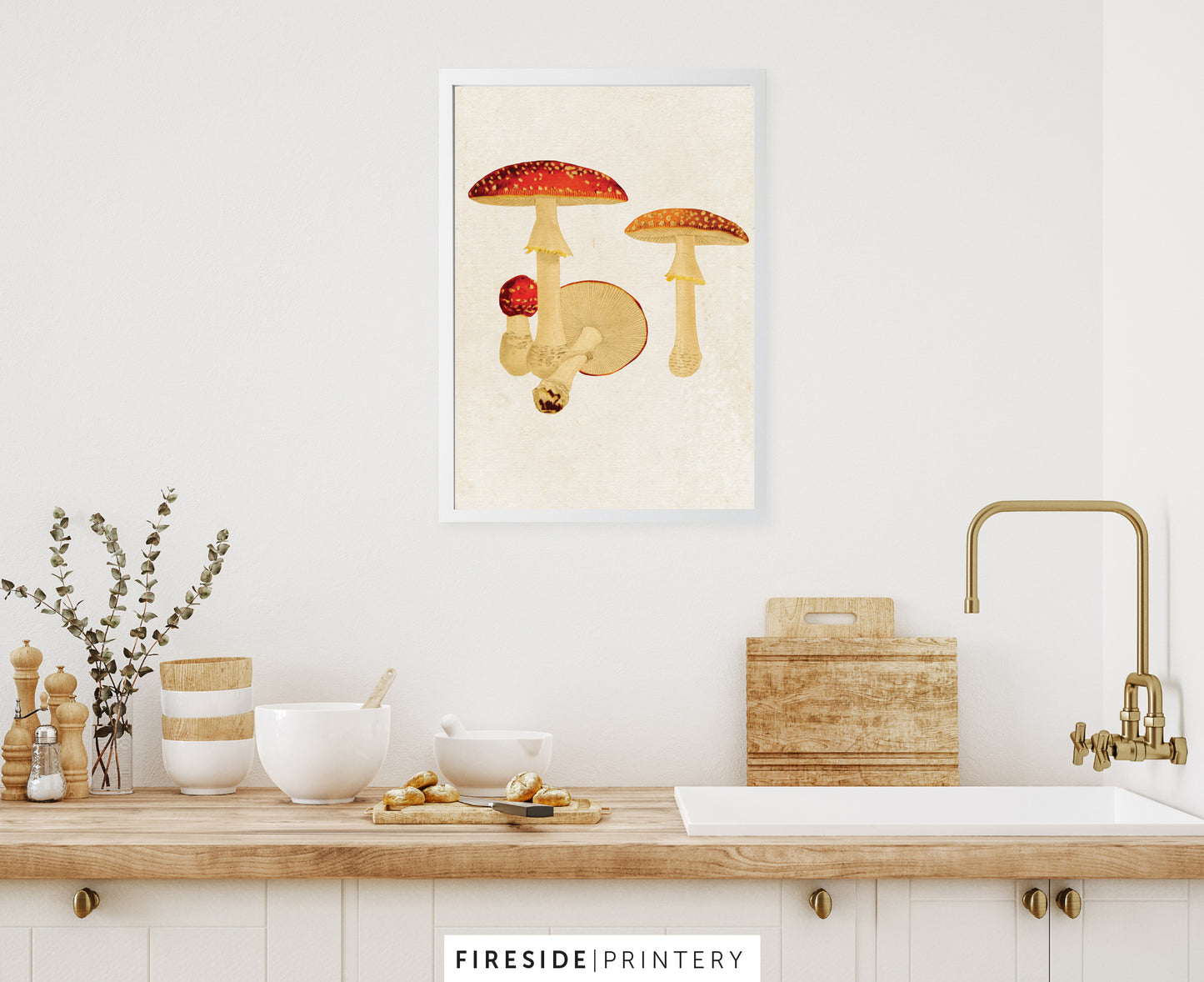 Vintage Mushroom Print 3