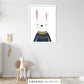 Woodland Bunny in Blue