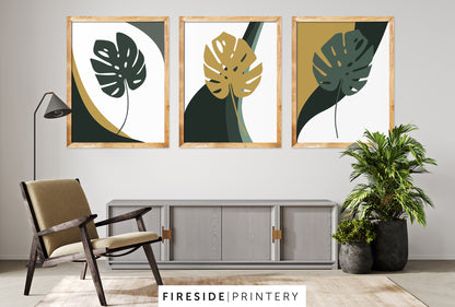 Botanical Flow Set of Three
