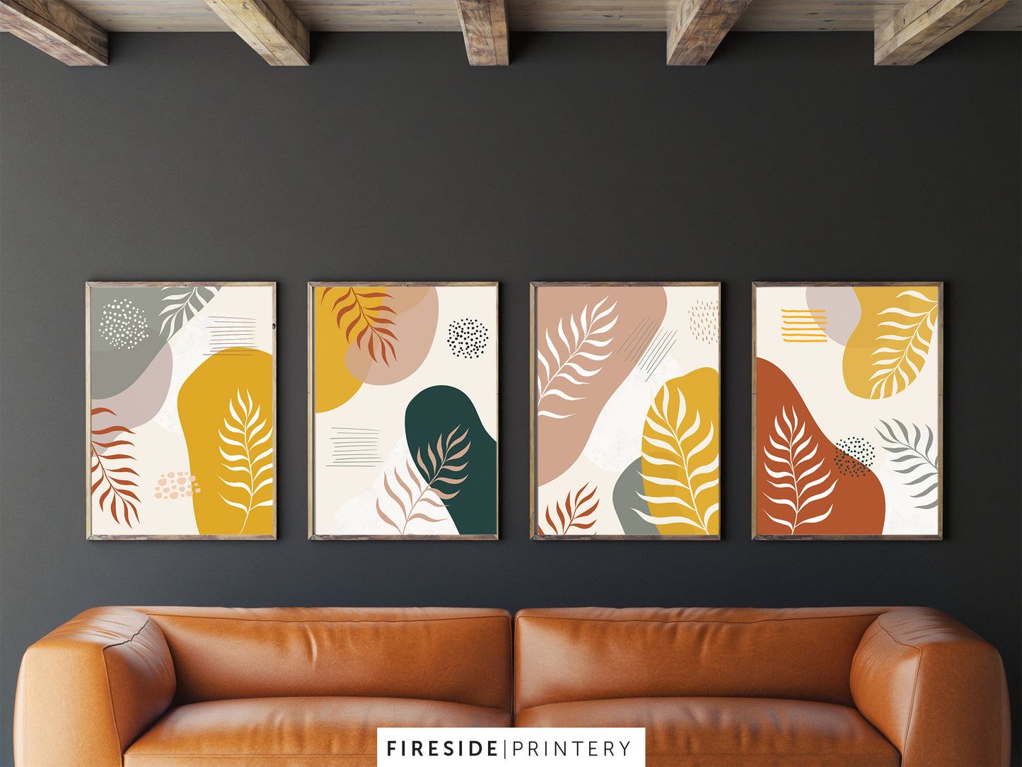 Mellow Ferns Set of Four