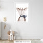 Woodland Deer - Blue