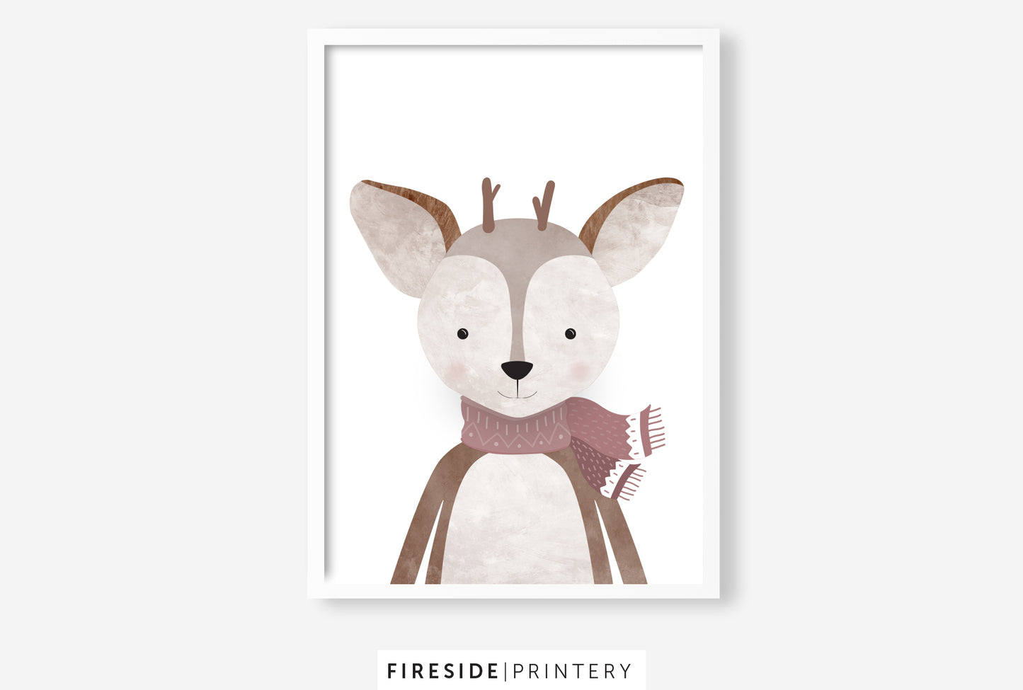 Woodland Deer - Pink